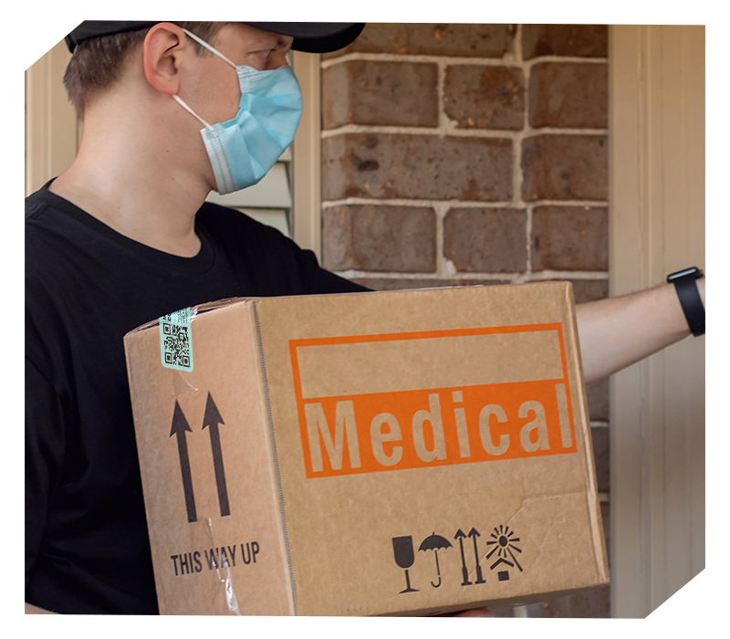 Delivering Medicine with Tamper-Evident Security Label